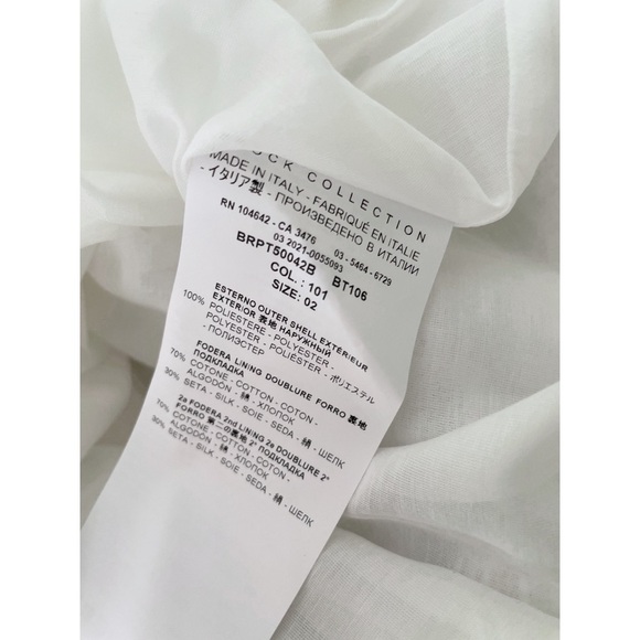 NWT Brock Collection White Temple Lace Mini Dress Made in Italy 2​​​​​ - Picture 5 of 11